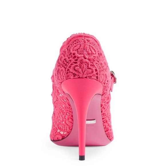 GUCCI Virginia Pump Pink Lace - Picture 5 of 8